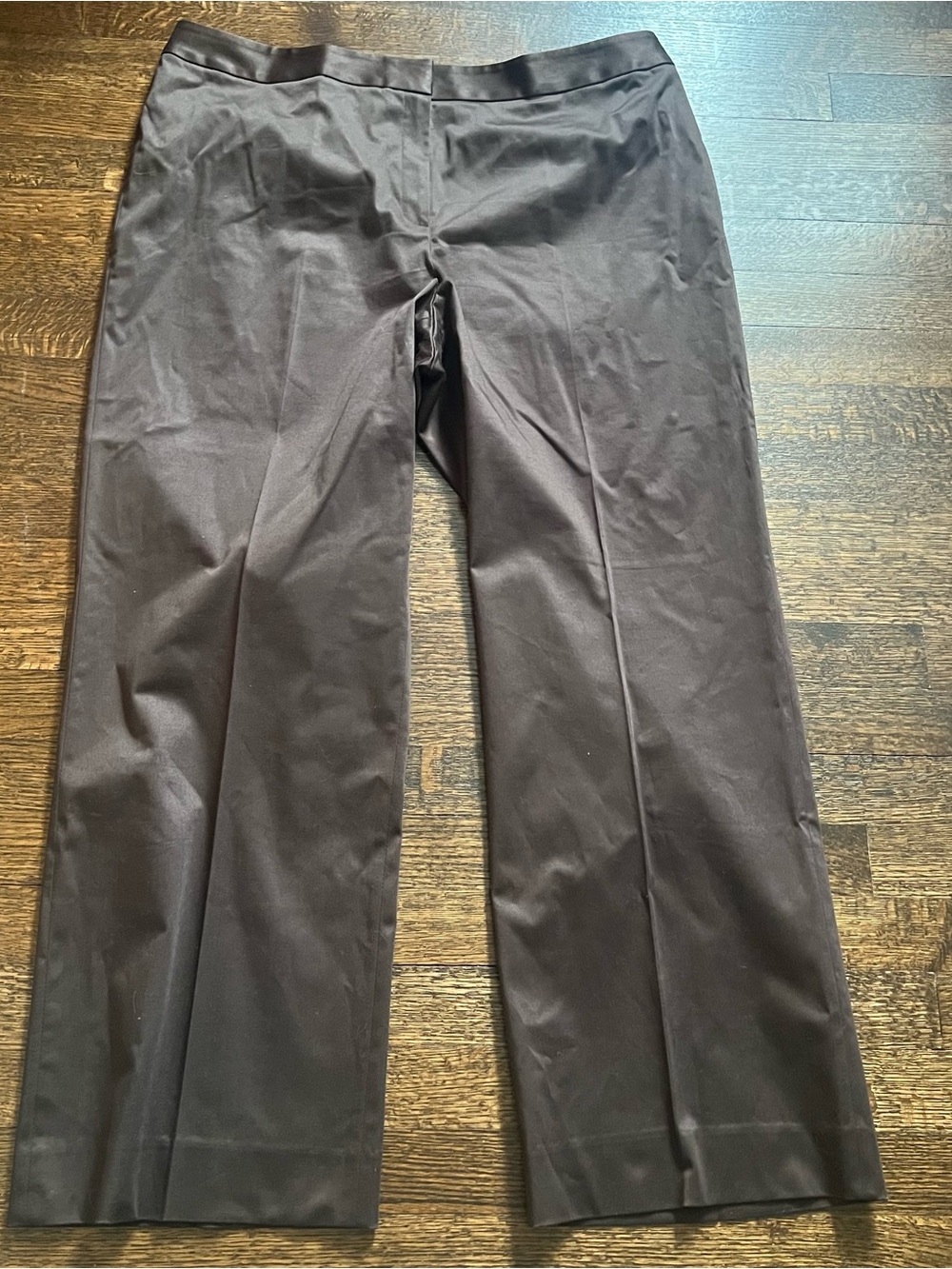 Lafayette 148 New York brown cotton blend pants size 16